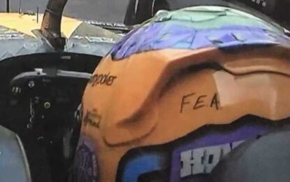 Ricciardo spiega il messaggio segreto sul casco