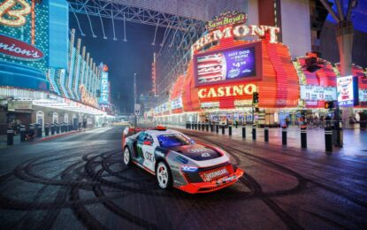 Audi S1 Hoonitron e Ken Block elettrizzano Las Vegas