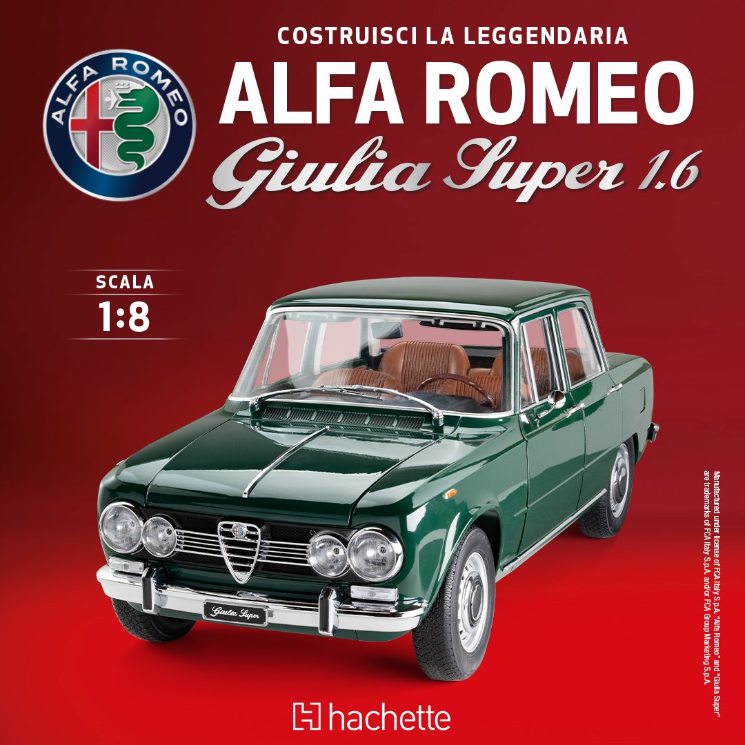 Hachette Fascicoli presenta Alfa Romeo Giulia Super 1.6