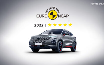 CHERY Automobile: 5 stelle Euro NCAP per OMODA 5