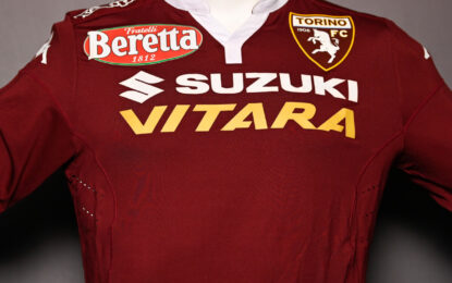 Suzuki e Torino F.C.: maglia limited edition per i 10 anni insieme
