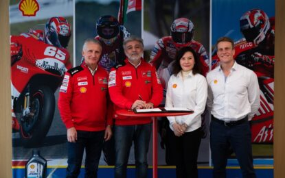 Ducati e Shell rinnovano la partnership nel segno della sostenibilità