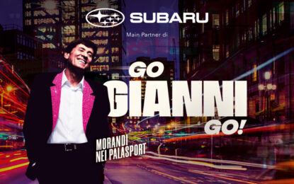 Subaru main partner del GO GIANNI GO! tour di Gianni Morandi