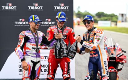 MotoGP: a Bagnaia la prima Sprint Race, davanti a Martin e Marquez