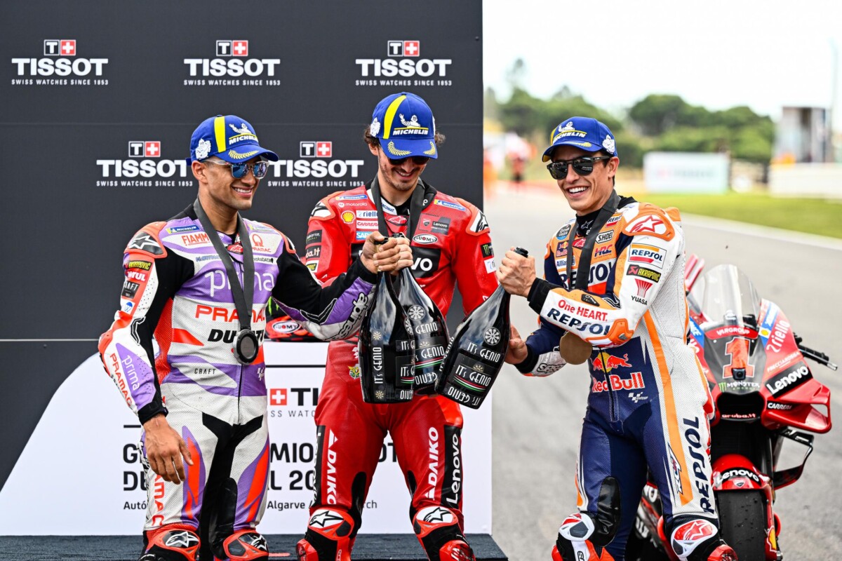 MotoGP: a Bagnaia la prima Sprint Race, davanti a Martin e Marquez