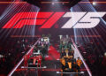 LONDON, ENGLAND - FEBRUARY 18: The 2025 drivers and their cars on stage during F1 75 Live at The O2 Arena on February 18, 2025 in London, England. (Photo by Clive Mason - Formula 1/Formula 1 via Getty Images)