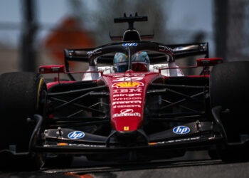 16 LECLERC Charles (mco), Scuderia Ferrari SF-26, action during the Formula 1 Miami Grand Prix 2026, 4th round of the 2026 Formula One World Championship from May 1 to 3, 2026 on the Miami International Autodrome, in Miami Gardens, USA - Photo Eric Alonso / DPPI