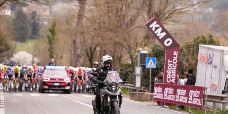 - during the Strade Bianche (White Roads) a 203 km one day race from and to Siena - Tuscany,- Saturday March 7, 2025, Italy. Sport - cycling (Photo by Fabio Ferrari/LaPresse)