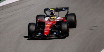 44 HAMILTON Lewis (gbr), Scuderia Ferrari SF-26, action during the Formula 1 Barcelona-Catalunya Grand Prix 2026, 7th round of the 2026 Formula One World Championship from June 12 to 14, 2026 on the Circuit de Barcelona-Catalunya, in Montmelo, Spain - Photo Alberto Vimercati DPPI / DPPI